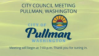 20231128 Pullman City Council Meeting [upl. by Tseng218]