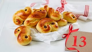 Lussekatter  13 desember  Julekalender [upl. by Haroppizt]