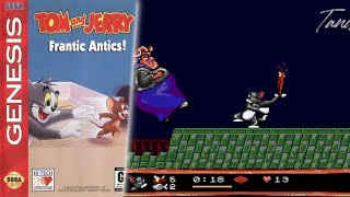 Genesis  Mega Drive Tom and Jerry Frantic Antics  Longplay [upl. by Anaele270]