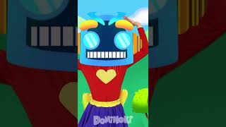 Robot  shorts  Dominoki Kids Songs [upl. by Ydnic]