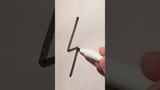 How to draw a lightning bolt ⚡️ Easy [upl. by Ginnie]