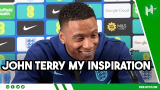 John Terry my BIGGEST INSPIRATION  Ezri Konsa’s FASCINATING rise to England squad [upl. by Zippel419]