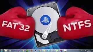 تحويل هارد ديسك خارجي من ntfs إلى ال fat32 لتشغيل العاب ps3 [upl. by Mag697]