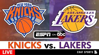 Knicks vs Lakers Live Streaming Scoreboard PlayByPlay Highlights Stats amp Analysis  NBA on ABC [upl. by Rokach]