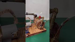 DIY Steam Engine enginediyshop steamengine steam enginemodel engine engineer fyp [upl. by Grous]