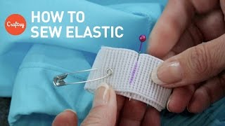 How to sew elastic 2 techniques  Sewing Tutorial with Angela Wolf [upl. by Llieno]