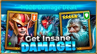 Get 1 BILLION DAMAGE In HYDRA Clan Boss Raid Shadow Legends Yannica  Wixwell [upl. by Zoilla]