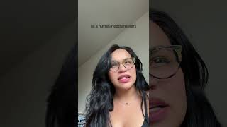 This is a serious inquiry please I need answers nurse nurselife nursesoftiktok icunurse [upl. by Jezabella812]