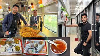 CHENNAI RAJDHANI FIRST AC JOURNEY  Food service in first ac is back 😍💕 [upl. by Gerlac]