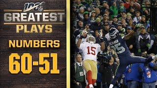 100 Greatest Plays Numbers 6051  NFL 100 [upl. by Aneahs]