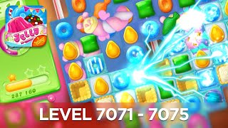 Candy Crush Jelly Saga 4K Level 7071  7075 [upl. by Primaveras]