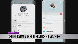 Choose Batman or the Riddler voice for Waze GPS [upl. by Racklin]