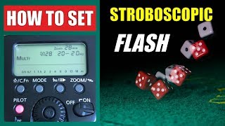 High Speed Photography  Stroboscopic Flash settings for stroboscope light [upl. by Balch779]