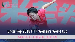 Matilda Ekholm vs Kim Song I I 2018 ITTF Womens World Cup Highlights Group [upl. by Etnaud]