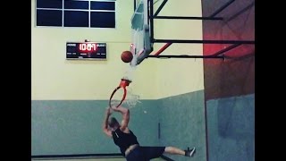 Jacob Hiller Shatters Rim At 24 Hour Fitness [upl. by Huntlee372]