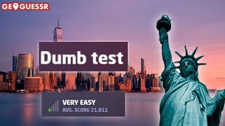 So I tried the DUMB test in Geoguessr [upl. by Neelik650]