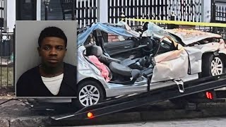 25yearold man accused of breaking into a dozen cars dies hours later in violent crash [upl. by Leyla]