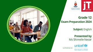 Gr 12 Exam Preparation Conference 2024  ENGLISH [upl. by Zeiger]