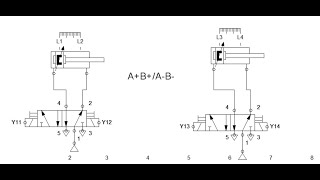 ABAB Electro Pneumatic Continuous cascade circuit [upl. by Martz507]