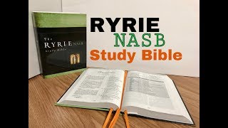 NASB Ryrie Study Bible Review [upl. by Doris149]