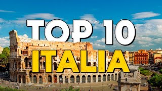 ✈️ TOP 10 Ciudades de Italia ⭐️ Que Ver y Hacer en Italia [upl. by Enytsuj]