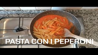 Ricetta facile Pasta con crema di pomodoro e peperoni  Fatto in casa [upl. by Nylyahs708]