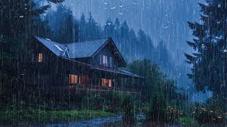 Goodbye Insomnia With Heavy Rain Sound  Pouring Rain and Thunder Sounds  Rain Sounds for Sleeping [upl. by Ynnal]