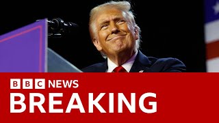 US election Donald Trump declares victory  BBC News [upl. by Terraj310]