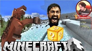 At Kafası  Minecraft Türkçe Hunger Games Şans Blokları  Bölüm 4 [upl. by Livvi]