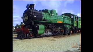 Hotham Valley Ex WAGR Pm706 and W908 Gingin Special Tour May 20 1990 at Midland [upl. by Nagud242]