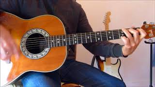 Les chemins de traverse Francis Cabrel GUITAR COVER [upl. by Marek]