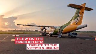 Precision Air  Dar Es Salaam 🇹🇿 to Zanzibar 🇹🇿  ATR 42500  The Flight Experience [upl. by Yennek]