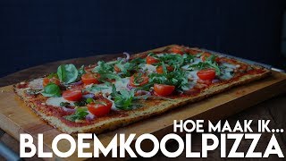 Bloemkoolpizza met krokante bodem  Project Balance recepten [upl. by Grounds]