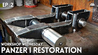 WORKSHOP WEDNESDAY Perfectly recreating PANZER I suspension units from an original piece [upl. by Paff]