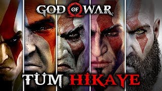 BAŞTAN SONA GOD OF WAR EFSANESİ I TÜRKÇE TÜM HİKAYE 2005  2018 [upl. by Yeleek]