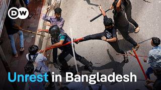 Bangladesh update How hard will authorities try to crack down on the protesters  DW News [upl. by Daitzman]