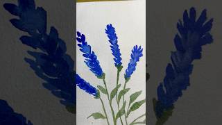 Watercolour art 🪻🪻 youtube satisfying watercolor ytshorts [upl. by Brittney]