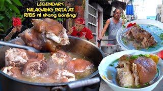 Nilagang RIBS at PATA ni Mang Bonjing UBOS sa loob ng Kalahating Oras Ano ang SECRET RECIPE [upl. by Dyrraj]