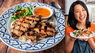 Grilled Lemongrass Chicken Recipe  Better Than Takeout [upl. by Shela]