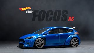 Wide Body Ford Focus RS Hot Wheels Custom  Tolle Garage [upl. by Agnimod418]