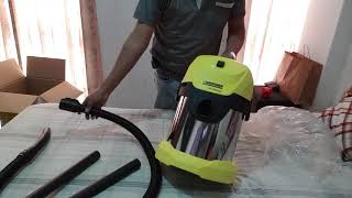 ASPIRADORA KARCHER WD3 PREMIUM  UNBOXING  MEGHA VIDEOS [upl. by Moyna]