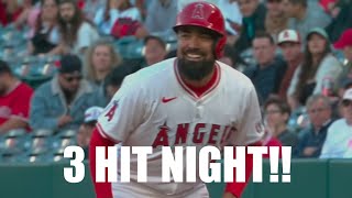 Anthony Rendons 3 Hit Night vs Rays Now On 4 Game Hit Streak [upl. by Assilen]