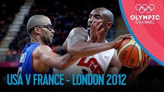 Basketball  Men  USAFRA  London 2012 Olympic Games [upl. by Brozak156]