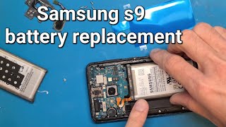 Samsung s9 g960 battery replacement and disassembly step by step [upl. by Lightman705]