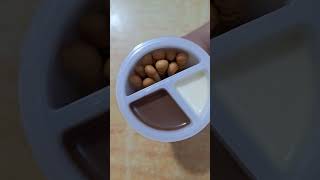 Biscuit and dips🍫🤍 chocolate openingsweets asmr food chocolate vanilla dips sweet [upl. by Rachel617]