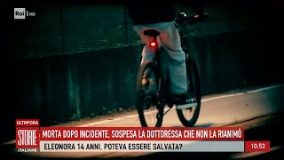 Morta dopo incidente sospesa la dottoressa  Storie italiane 11112024 [upl. by Anohr]