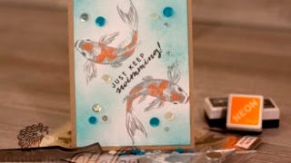 How to use Misti Creative Corners Lesson 2 Mirrored corners using Hero Arts Layering Koi [upl. by Tull672]