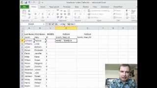 Excel Video 152 CONCATENATE [upl. by Gregoire445]