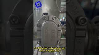 CIXIFM gear metering pump highspeed pump on site application  pumpingsolutions meteringpump [upl. by Yleme233]