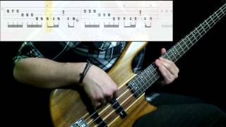 Red Hot Chili Peppers  Dark Necessities Bass Cover Play Along Tabs In Video [upl. by Eyahsal365]